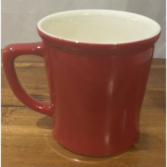 Starbucks 2009 New Bone China Red 14 oz Mug - Picture 3 of 6